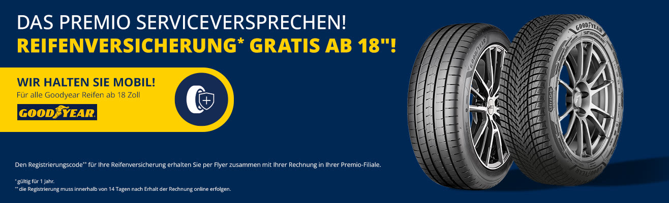 Premio Reifenversicherung